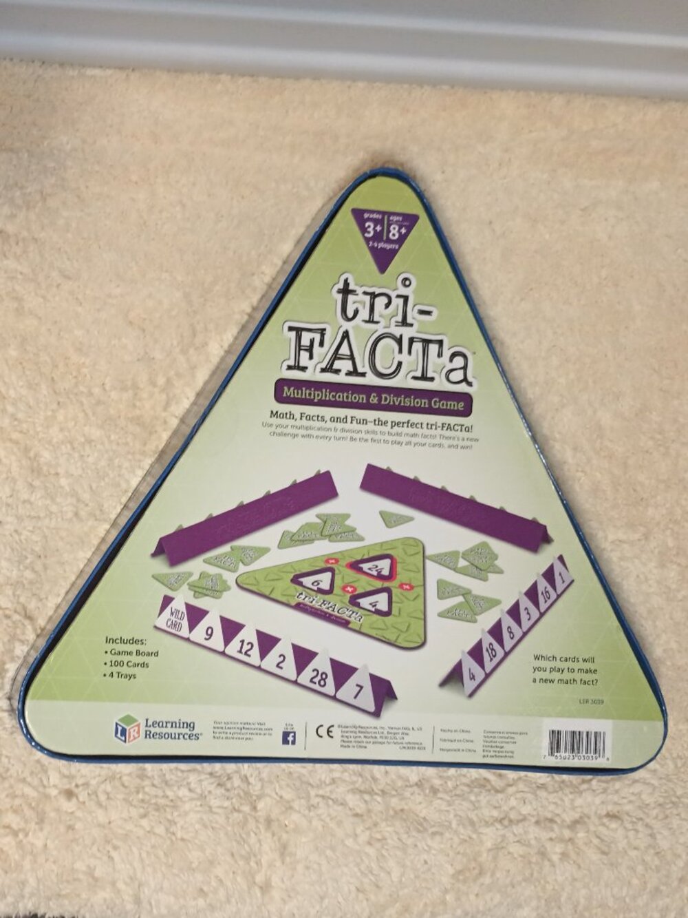 Learning Resources Tri-FACTa Multiplication And Division Game - Picture 4 of 10
